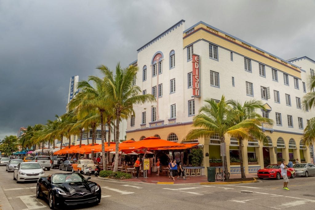 usa – a day exploring miami south beach during a florida road