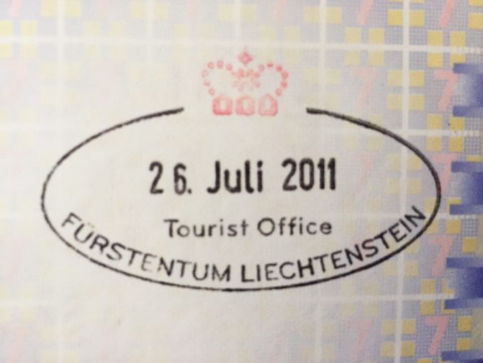 Getting A Liechtenstein Passport Stamp Chris Travel Blog   Passportstamp Liechtenstein 678x509 