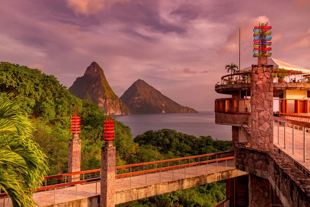 St. Lucia - Jade Mountain Resort Hotel Review; A Luxury Destination On 